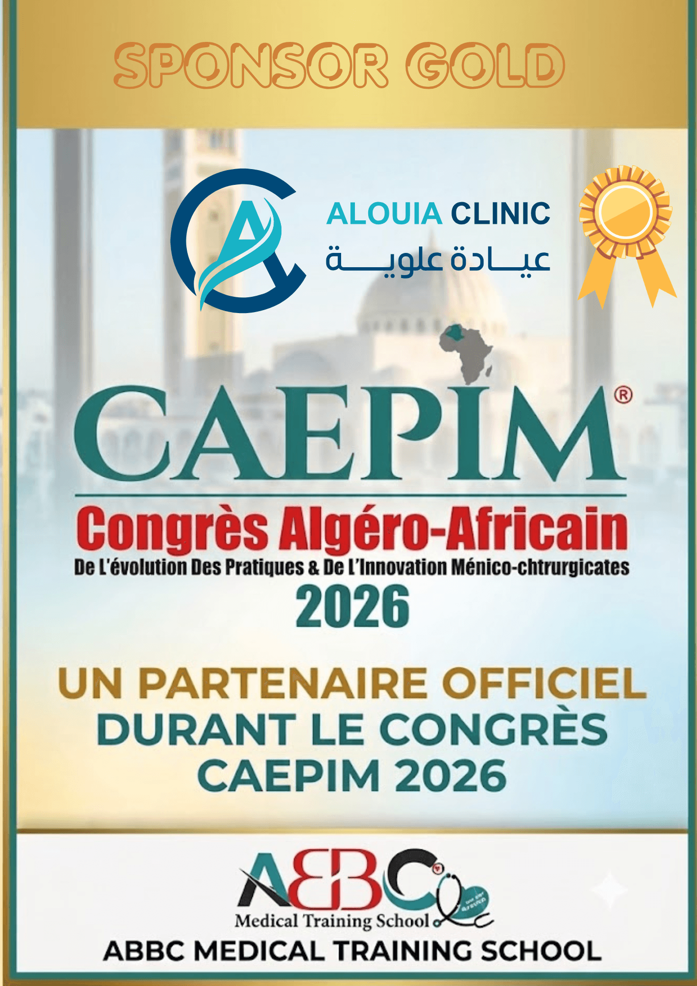 Affiche ALOUIA — Partenaire Gold & Argent