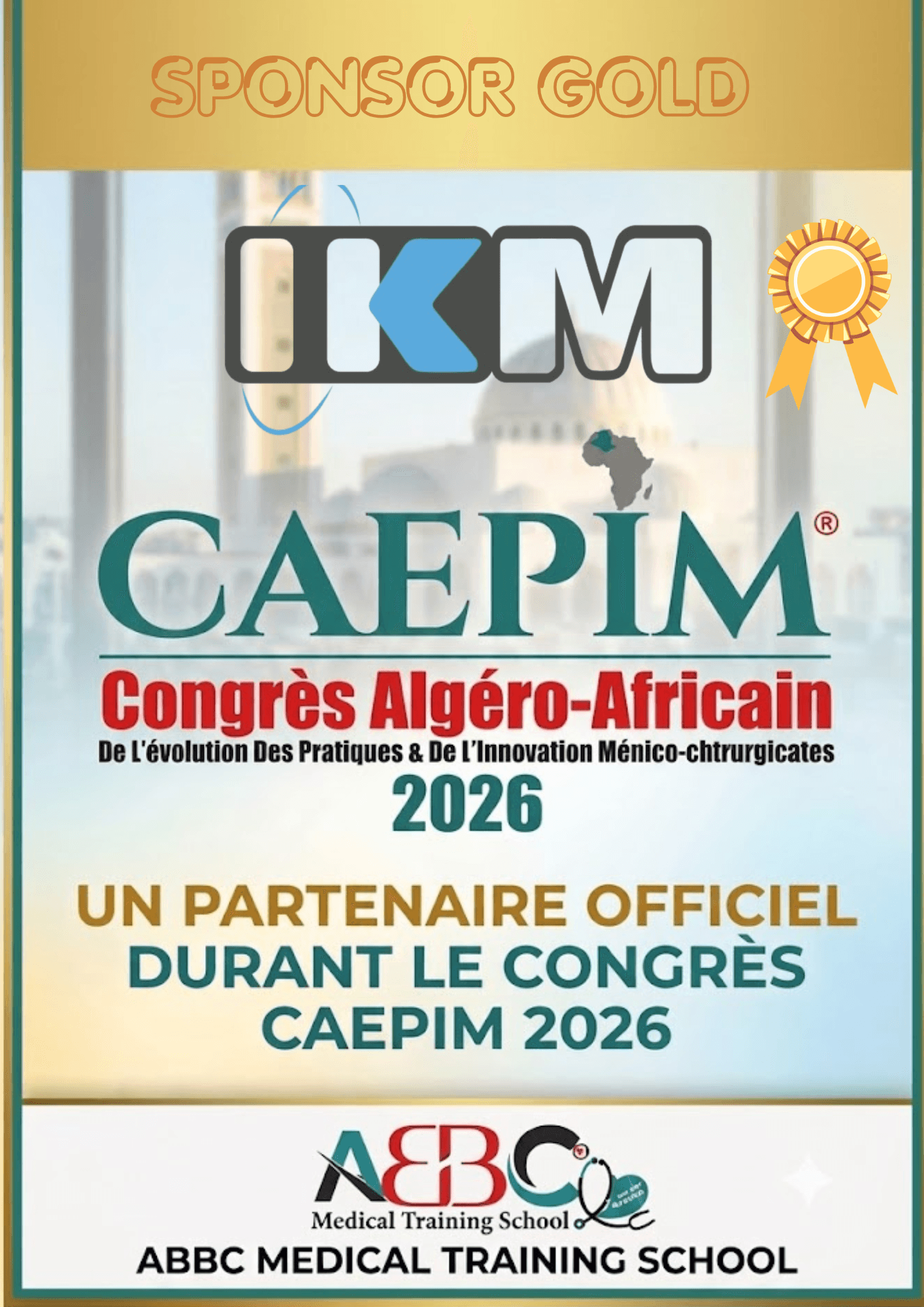 Affiche IKM — Partenaire Gold & Argent